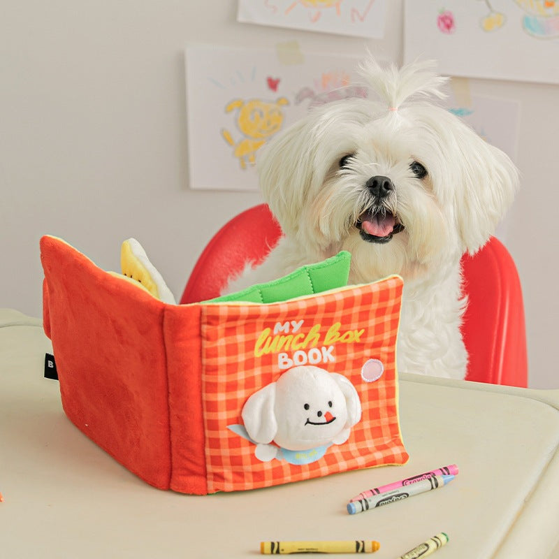 Snuffle Book Dog Toy